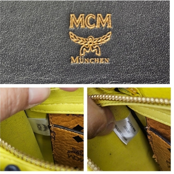 🔹️MCM🔹️ "RARE" MINI NAVY BLUE CROSSBODY BAG ✨️💙 - Picture 3 of 12